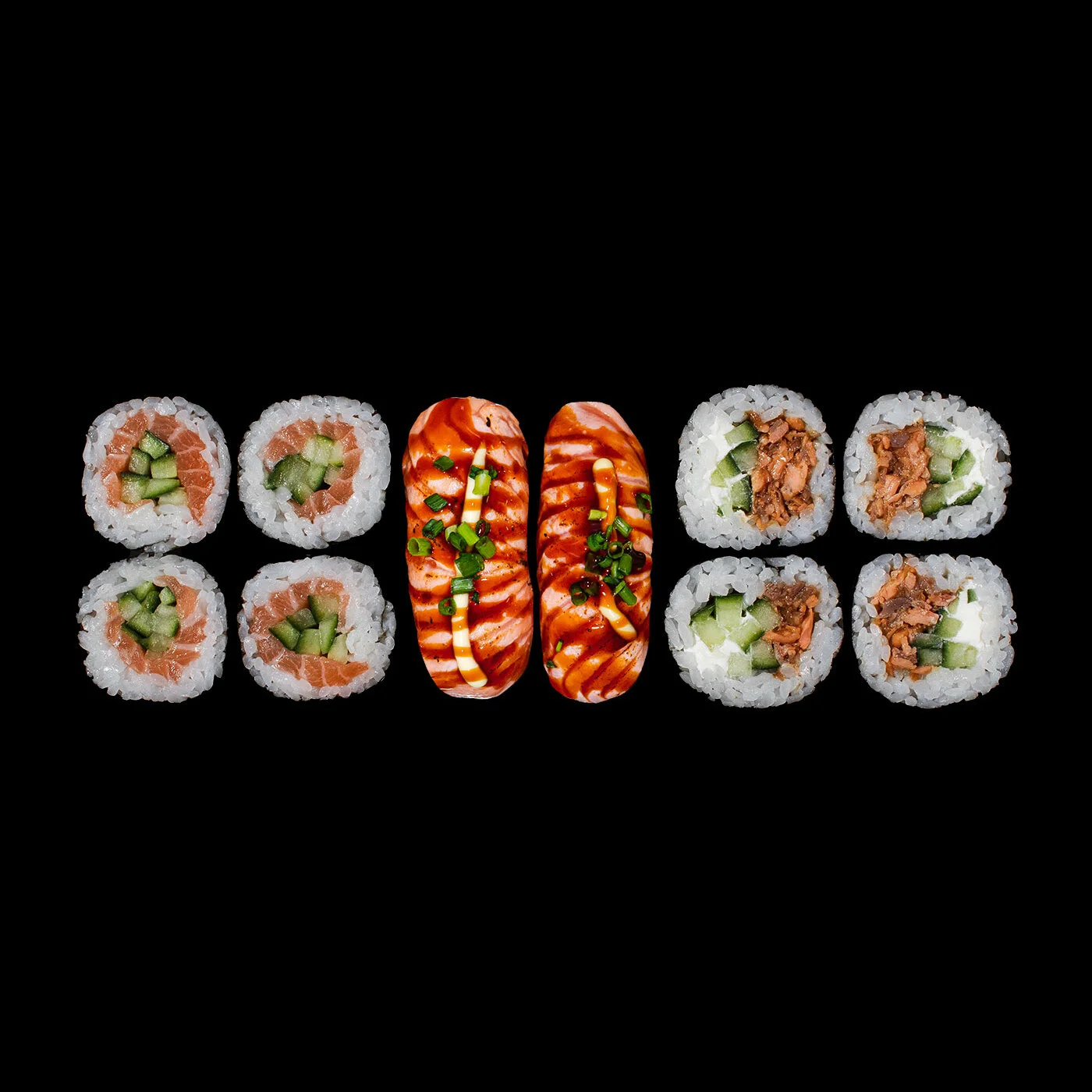 Assortment 10 Pcs ( Alaska / Riga Maki)