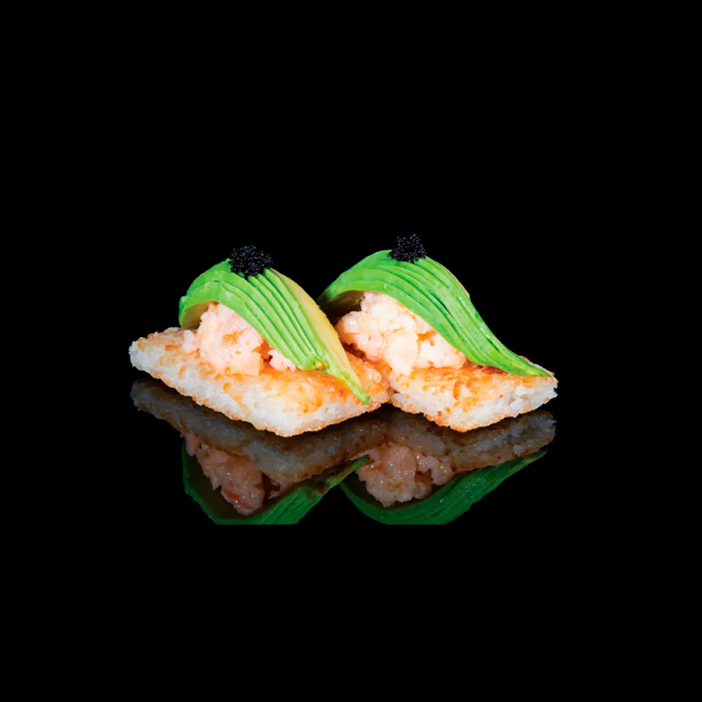 Crispy Nigiri With Shrimp Salad 2 Pcs