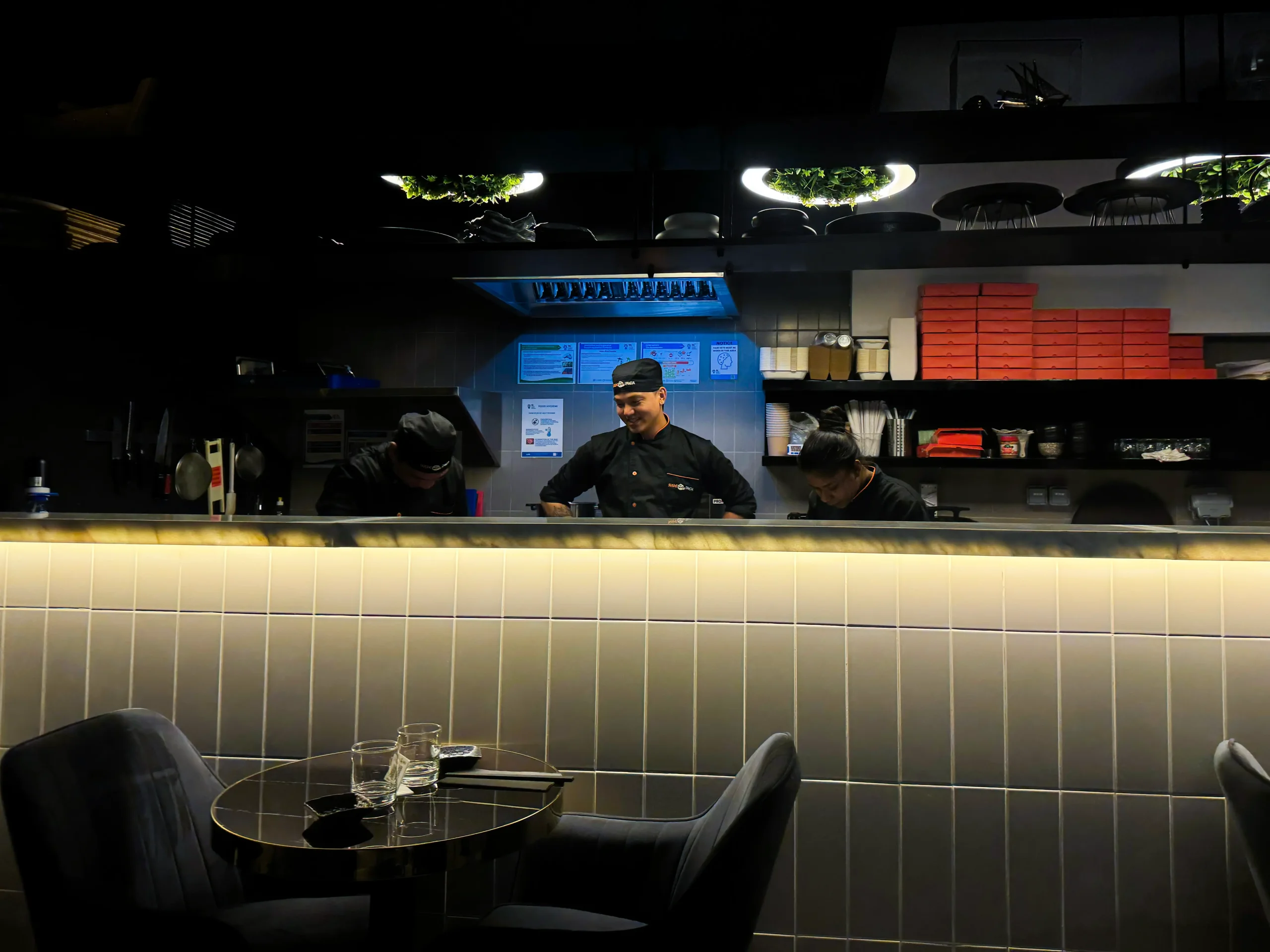 Sushi Panda kitchen crew